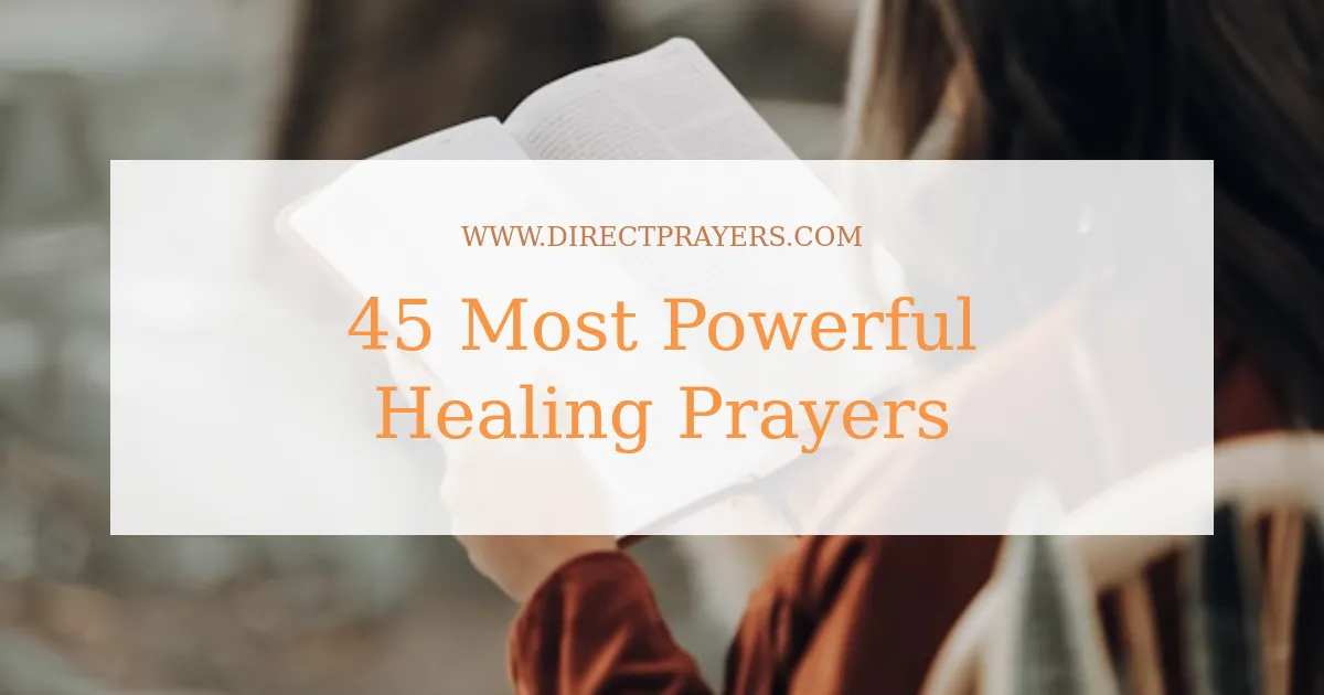 45 Most Powerful Healing Prayers